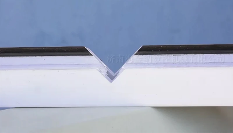 Pvc profile cutting machine Upvc window machinery for sale V notch saw