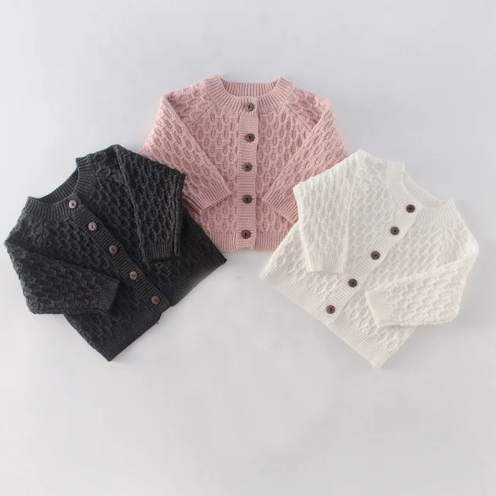 Детская зимняя одежда детский вязаный свободный свитер однотонный кашемировый кардиган