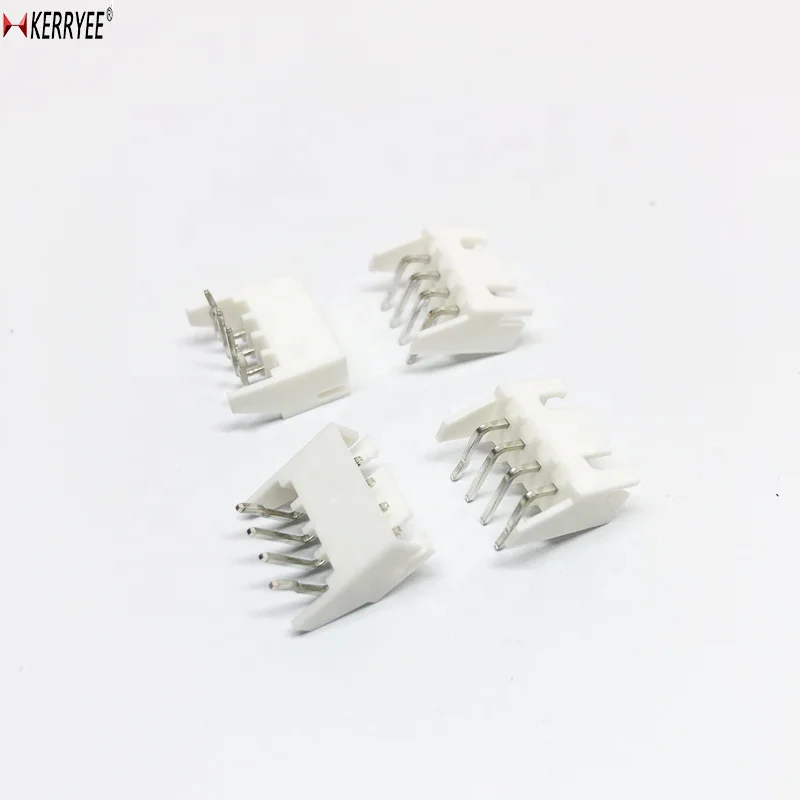 
XH2.5 PCB wafer connector male 4P right angle connector 