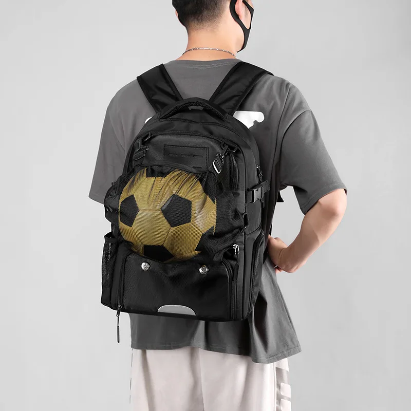 Yuhong Large Capacity Student Backpack Independent Shoe Compartment Water-proof Outdoor Football Bag Basketball Sports Backpack