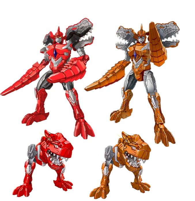 Wholesale  Popular Deformation Dinosaur Robot Toy Transform Model Boys Gift boys Action Figure Transform Model