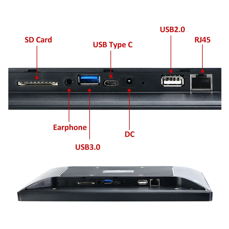 11.6 inch wall mount POE Tablet RJ45 power Android advertising display