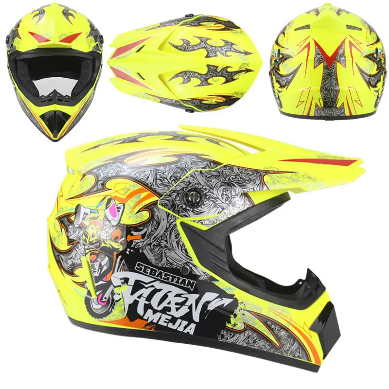 SUBO Wholesale Adult Full Face Helmet Comfortable Safety motorcycle Off-road motocross downhill Helmets
