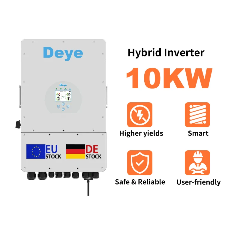 Deye 5kw 10kw battery 48v off grid price micro hybrid solar inverter with mppt charge controller mppt solar controller battery