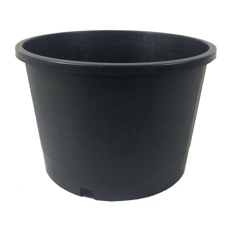 Best price wholesale multi size 5 gallon black nursery pot tree pot
