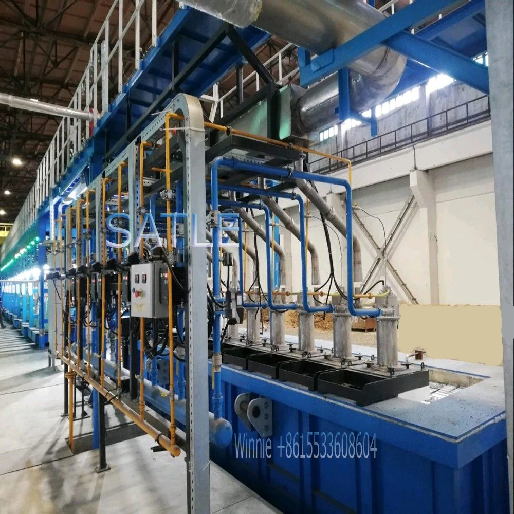 High quality galvanizing machine hot dip zinc plating plant