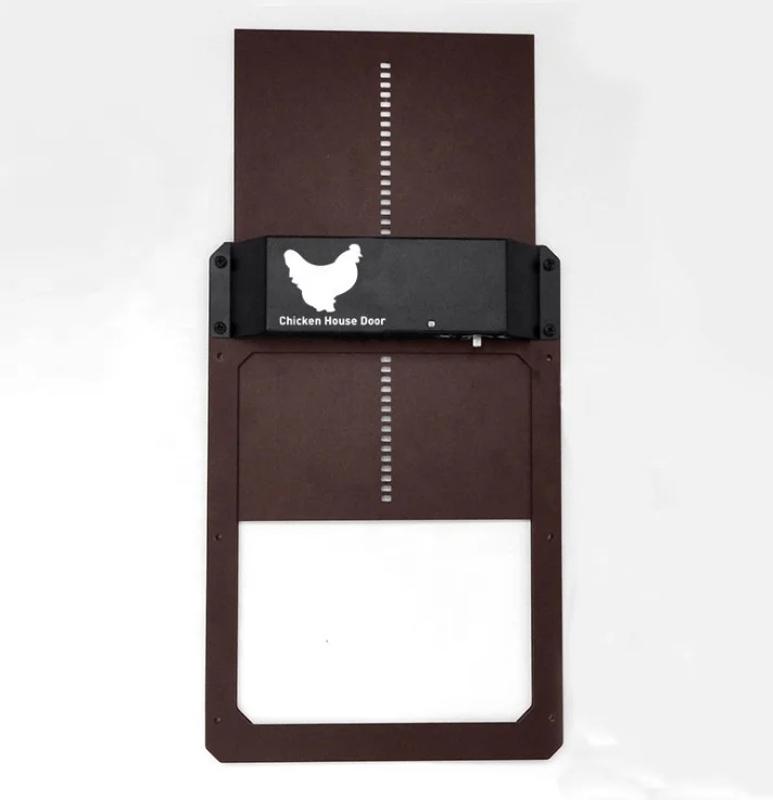 Amazon алюминиевая автоматическая куриная дверь с дистанционным управлением, автоматический курятник, открывалка двери
