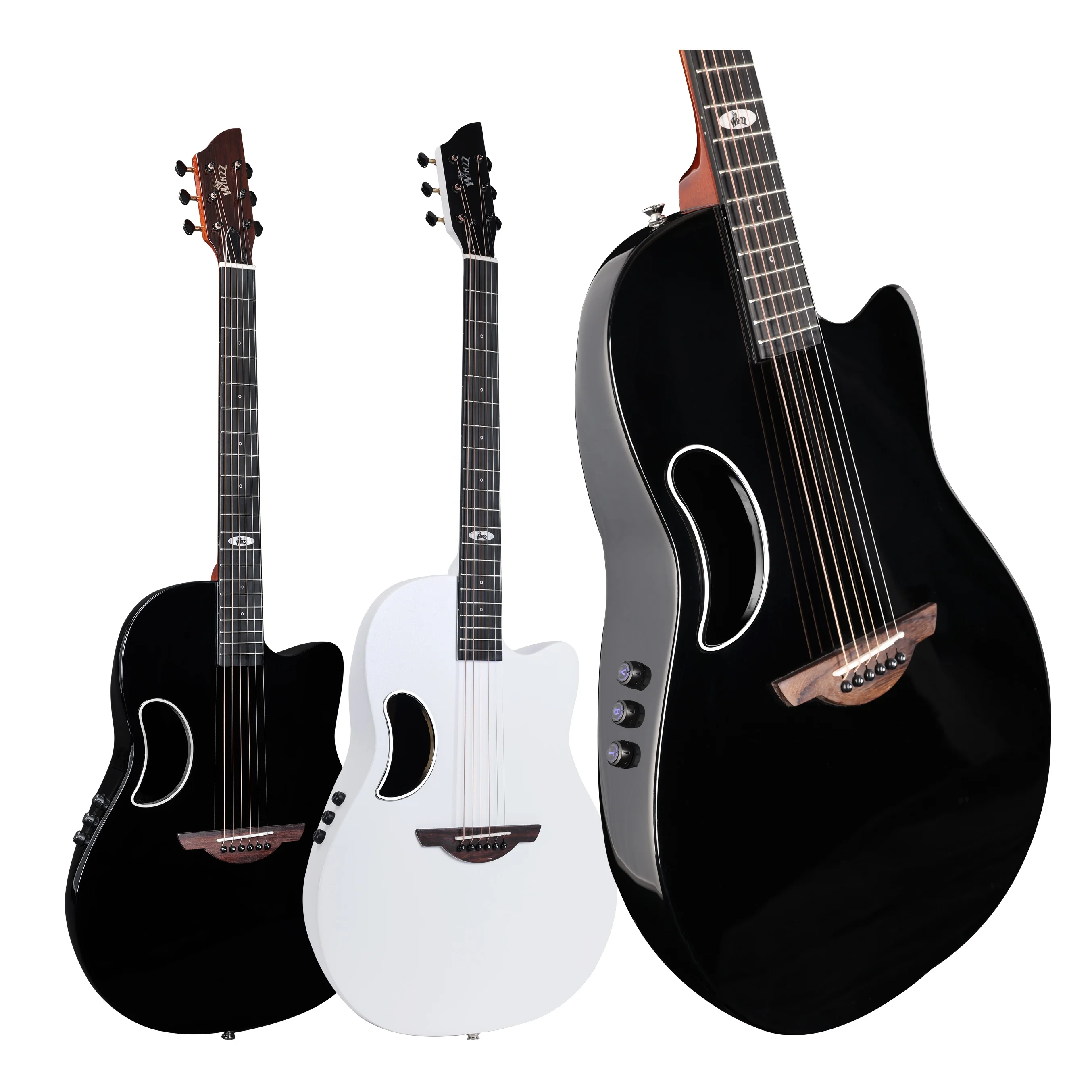 41-дюймовая Акустическая гитара из углеродного волокна с круглым вырезом (AFO300CE)