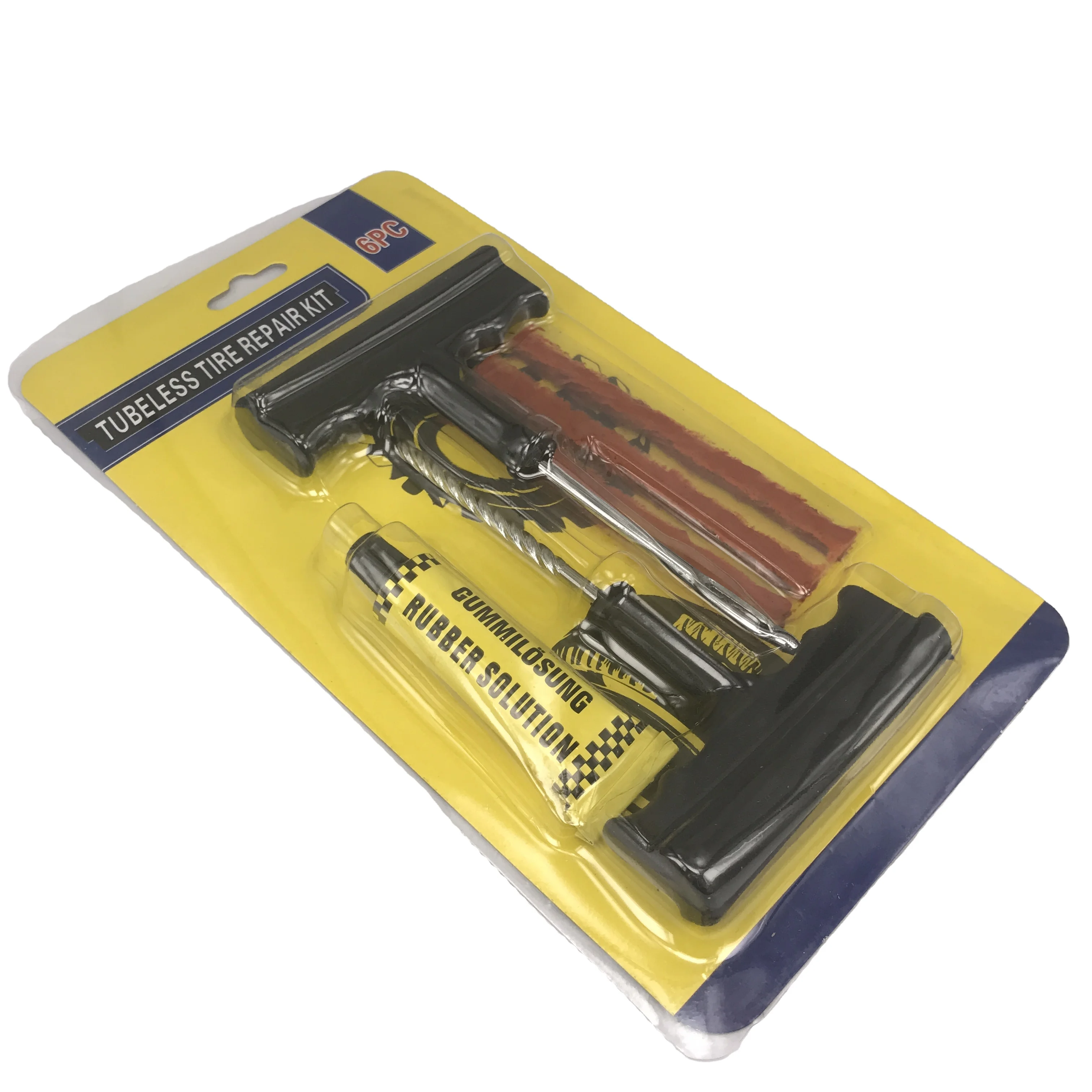 2024 высококачественный набор для ремонта велосипедных и автомобильных шин ручной инструмент плоских проколов