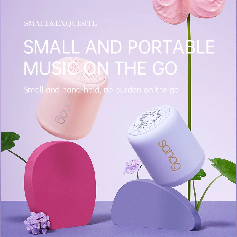 Hot Selling Water Proof Super Bass Fashion Small Blue Tooth Wireless Speaker With Logo