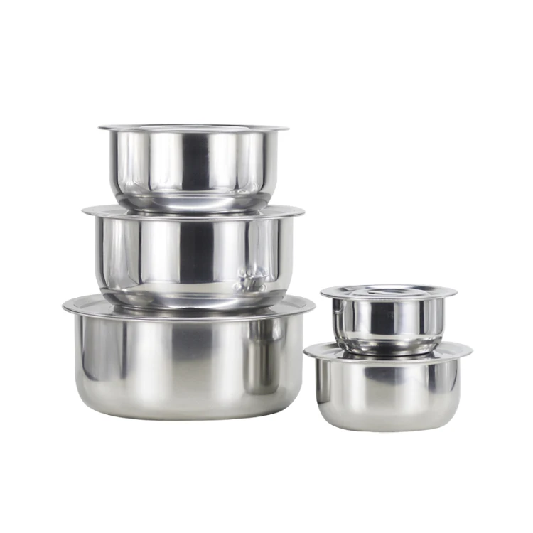 
Factory Direct Kitchen Cookware Soup Pot Set Indian cooking pot 