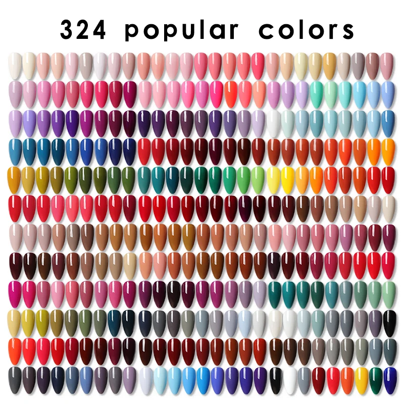 HS 48W Lamp LED UV Gel Nail Polish Kit Private Label Beginner DIY Nail Manicure Nail Tool Gel Polish Set