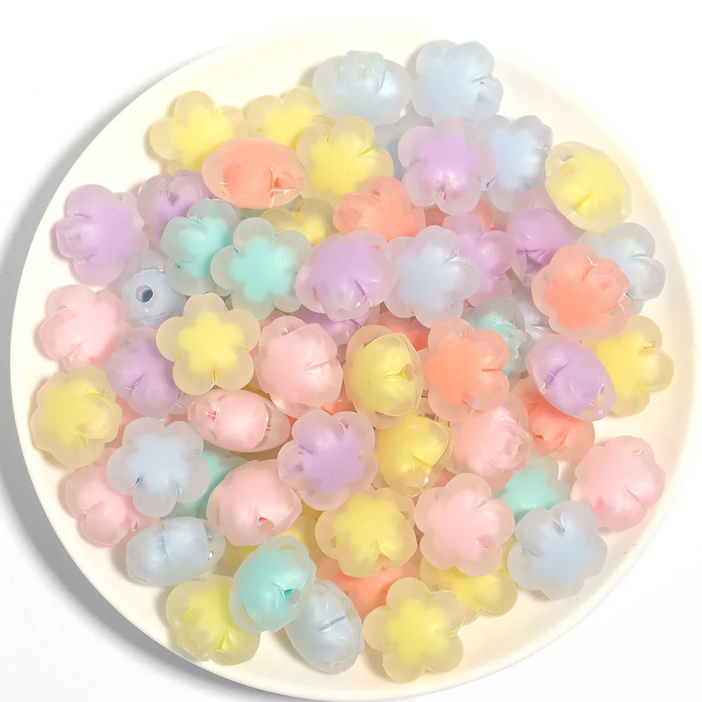 Acrylic Beads 10mm Wholesale Loose Candy love Five Pointed Star Acrylic Plastic Lucite Beads for Jewelry Making