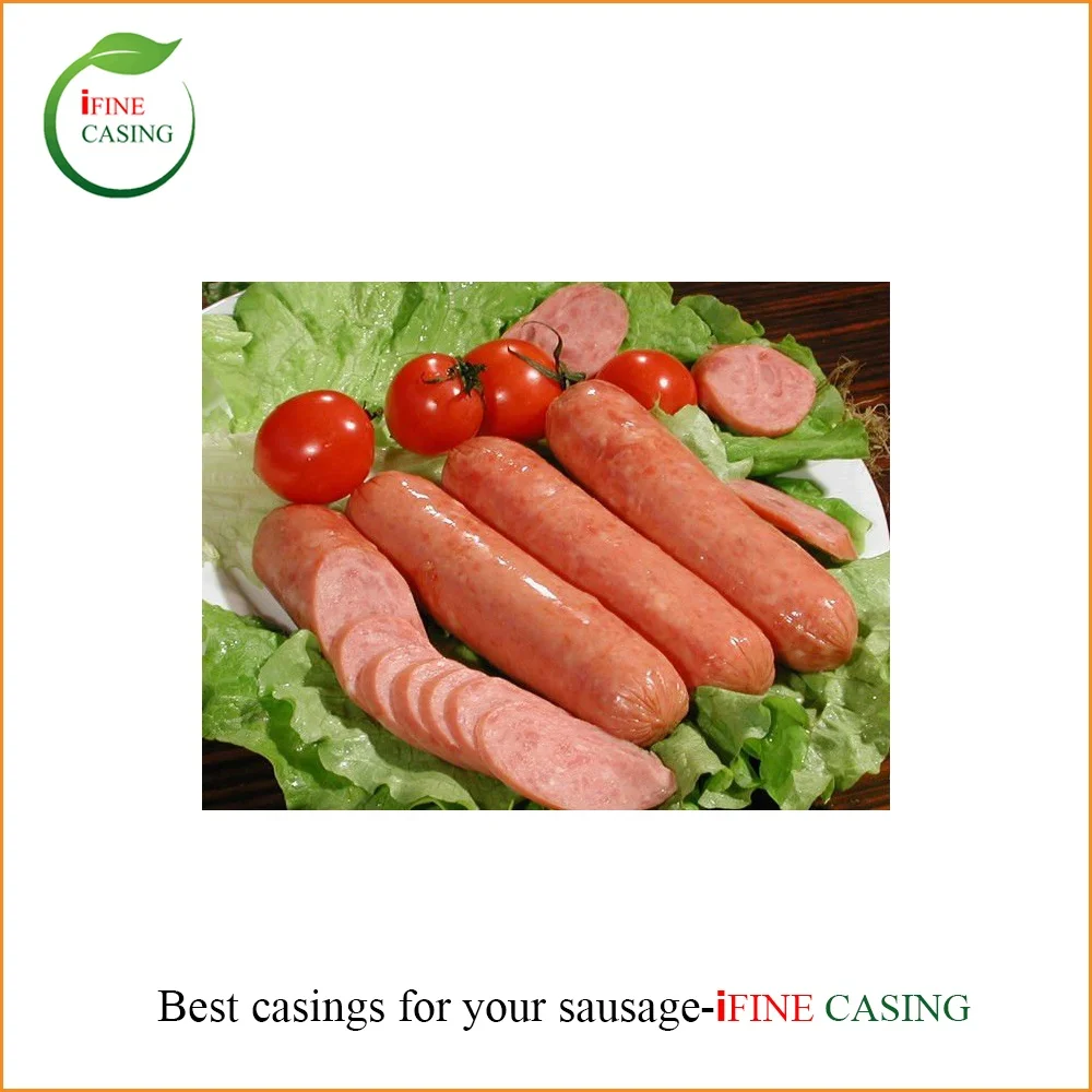 German kosher Sausage Casings can be cooked,fried,smoked, BBQ casing