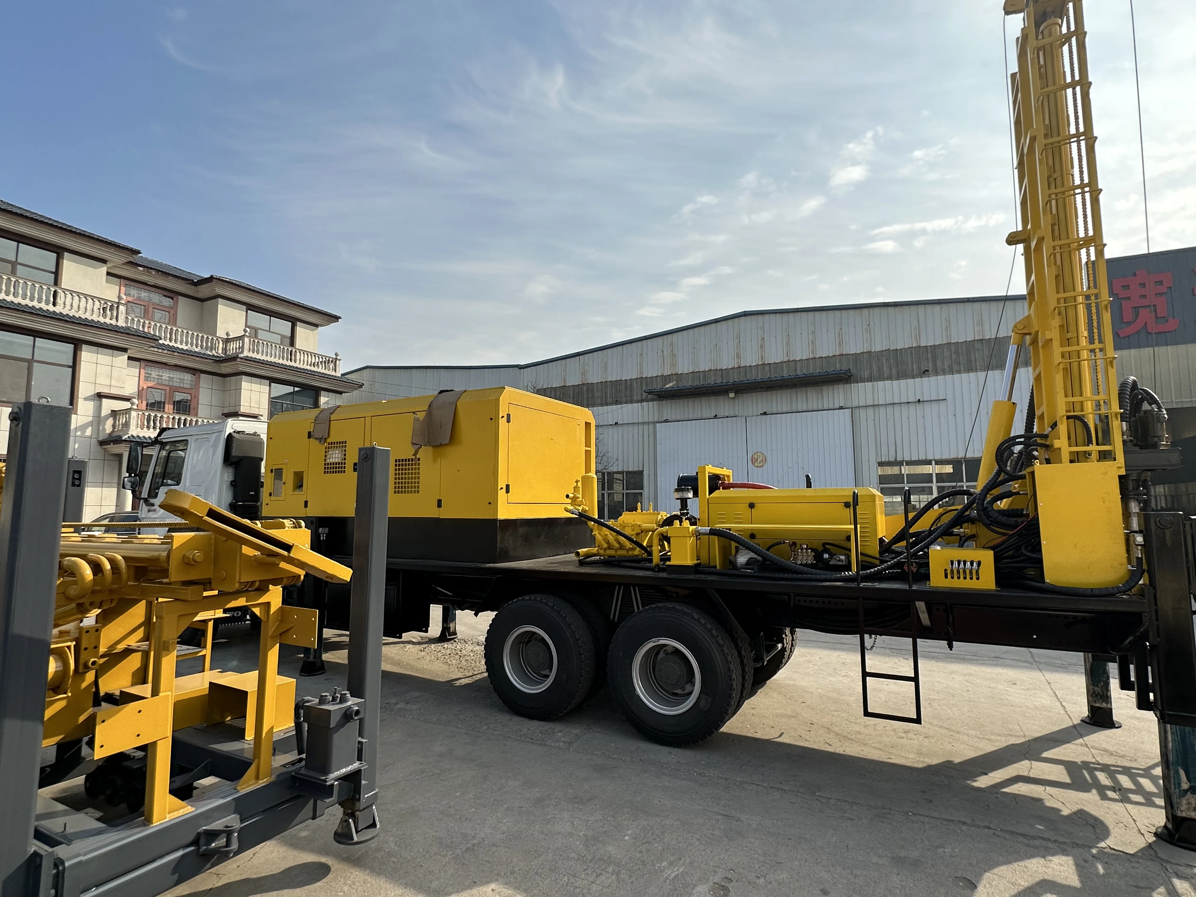 2024 Hengwang 600m 500m 400m 300m 200m Crawler Track Mounted Deep Borehole Water Well Drilling Rig For Water Well Machine