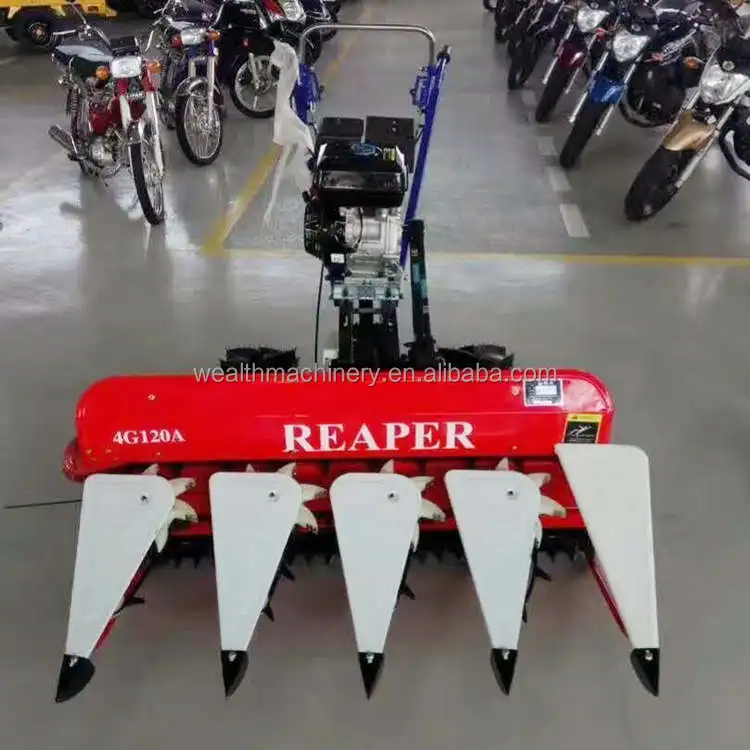 Wholesale price paddy reaper machine for rice wheat with diesel engine or gasoline engine