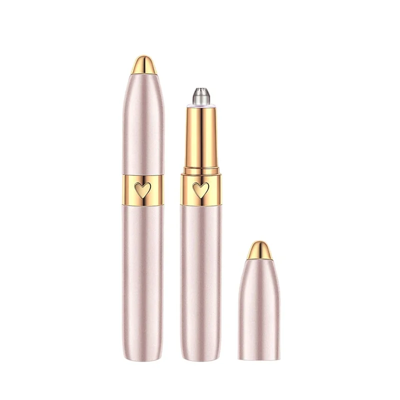 
New Design Multifunctional USB Rechargeable Mini Electric Hair Removal Pen Eyebrows Trimmer for Women 