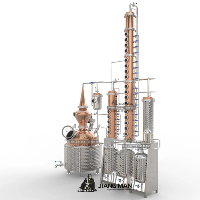 distillery machine copper-200l alcohol copper vodka alcohol 96% distiler