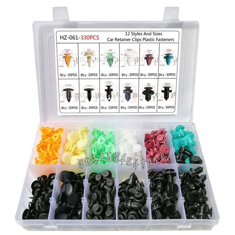 330 шт. для Toyota авто крепежа бампер автомобиля Fender фиксированный зажим внутренние панели авто потолочная багажник клип Автомобильный крепеж