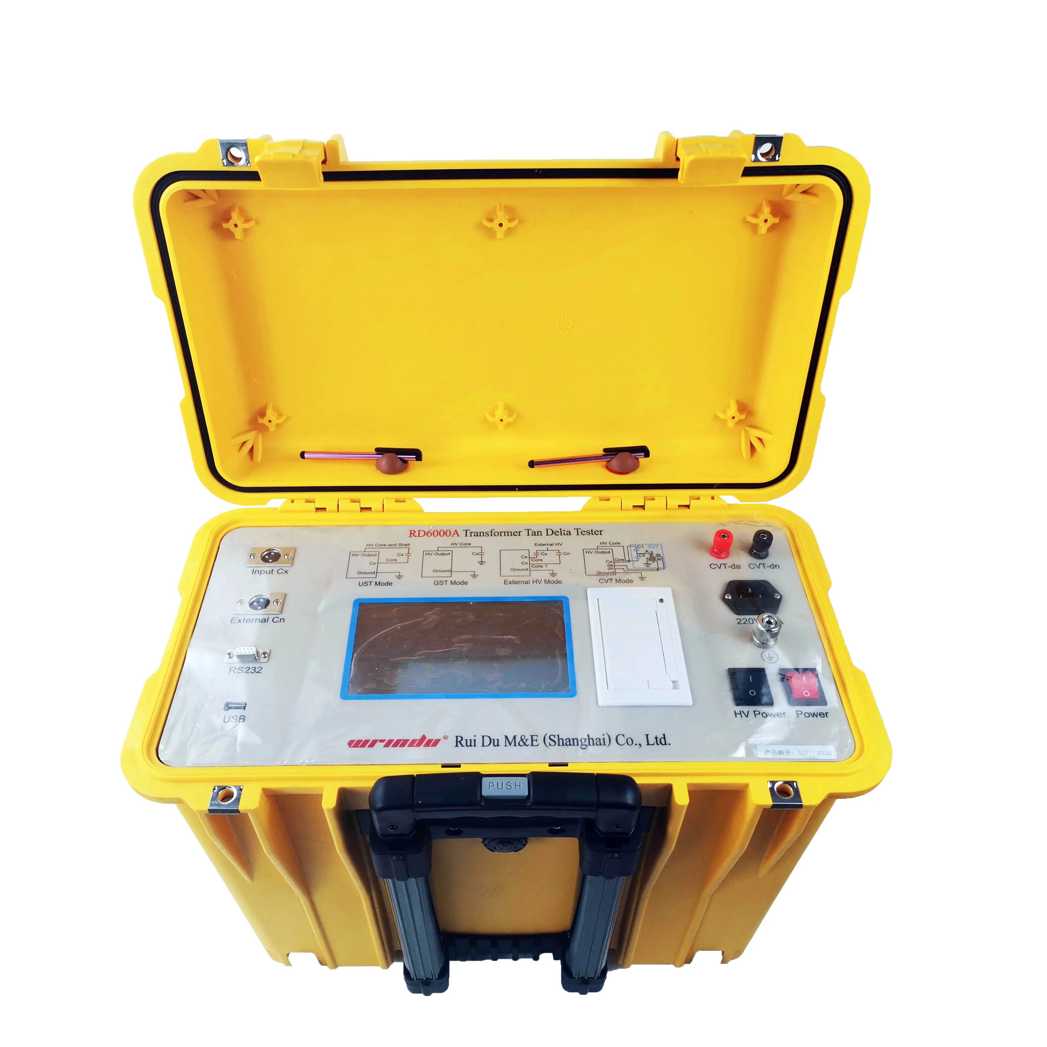 Insulation Power Factor Meter with UST and GST External HV Mode CVT Mode Mode Power Transformer Dissipation Capacitance Test