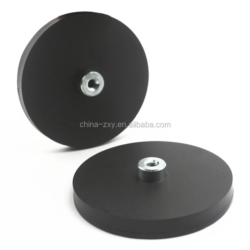Rubber coated  neodymium magnet  magnetic base/bracker/holder D22/31/43/45/50/66/88 mm