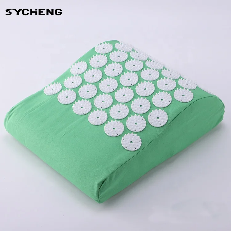 Needle Mat Massage Cushion yoga Acupuncture Neck Relief Pillow Back Massage Pillow Set