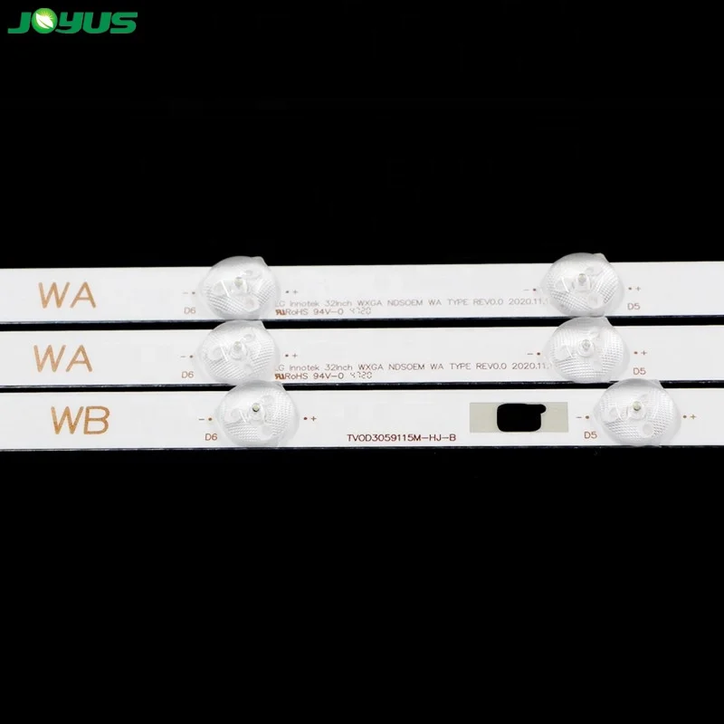 JY-338 led repuestos de tv so ny 32 inch backlight strip 3v DRT 32inch WXGA NDSOEM WC TYPE REV0.0 TVOD3059115M-HJ-AB KDL-32R420B