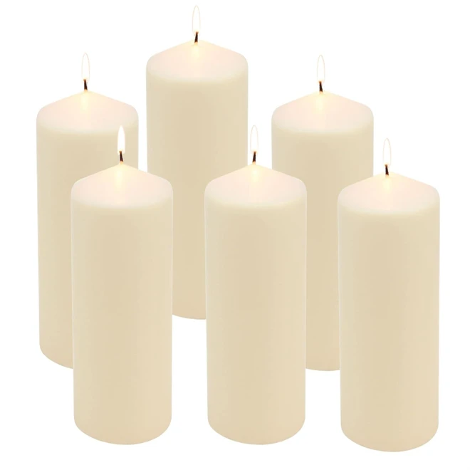 Trimmer wicks long-burning wax Pillar Candles for a stunning Party Event