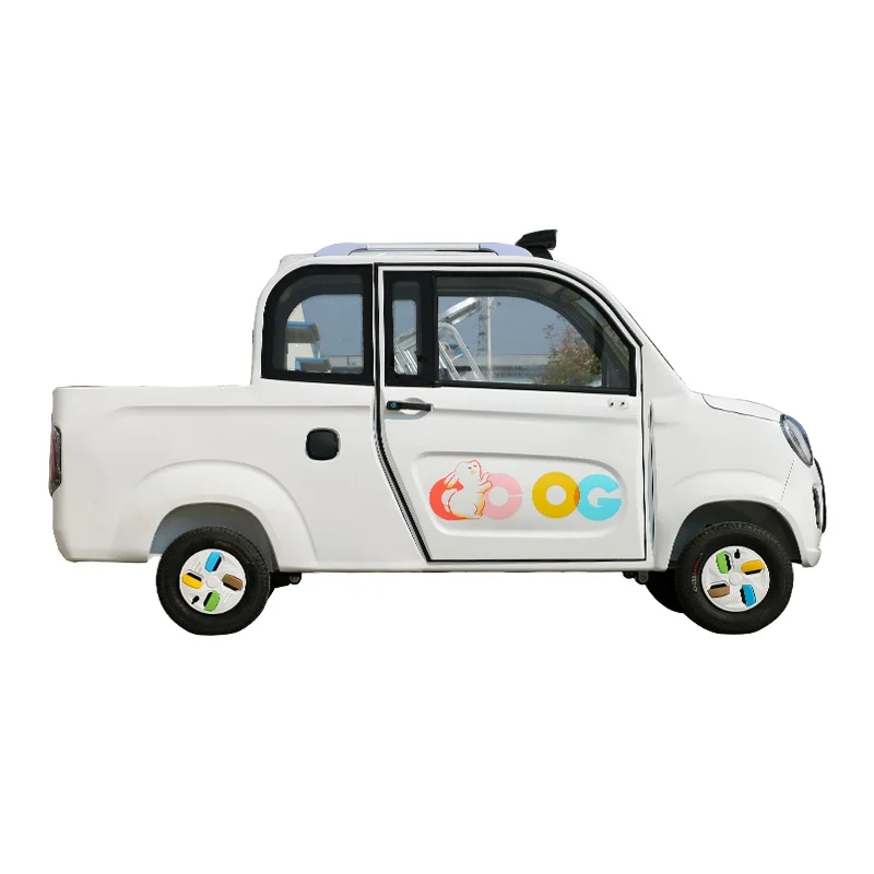 2024 High Quality low speed hot sale Small 4 Wheels Electric Pickup Truck For Cargo