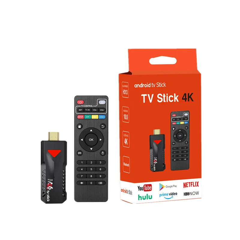 2023 дешевый M96 4K TV Stick Android 10 ATV OS портативный ТВ Dongle 2GB RAM 16GB ROM IPTV приставка 4K Smart TV Fire Stick