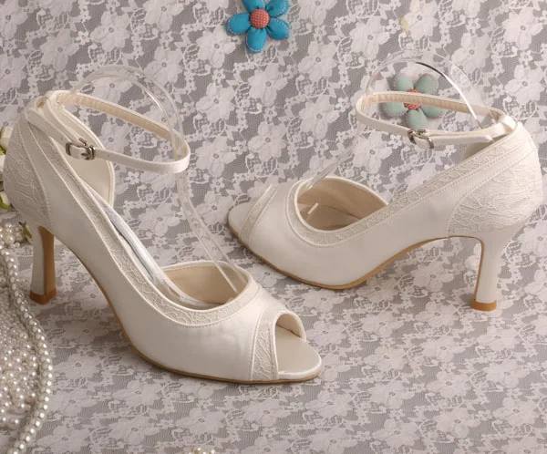Black Heels with Ankle Strap