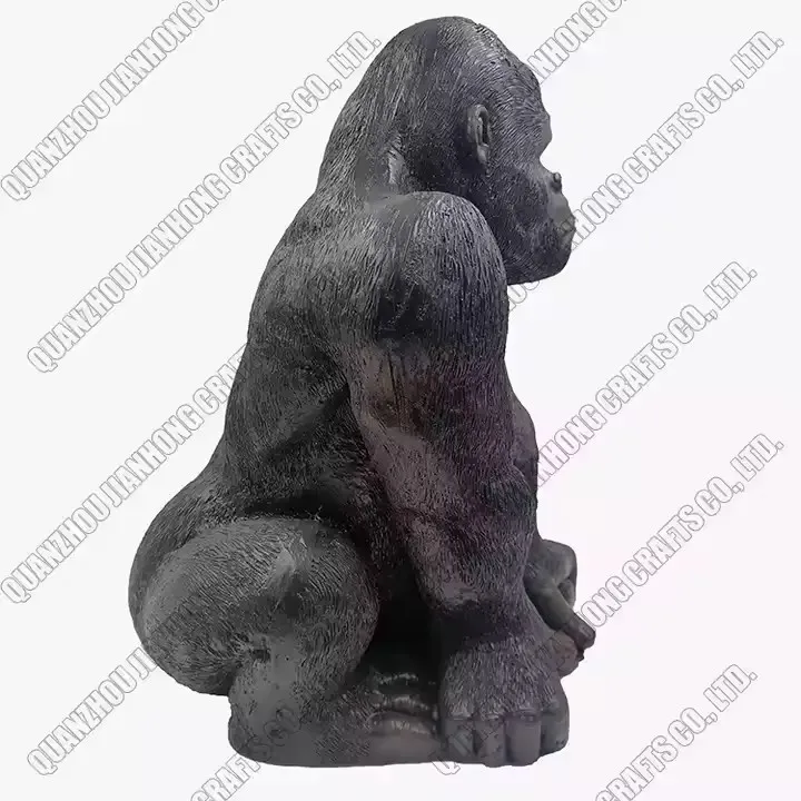 Chimpanzee Resin Craft Home Outdoor Modern Luxury Statue Sculpture For Garden