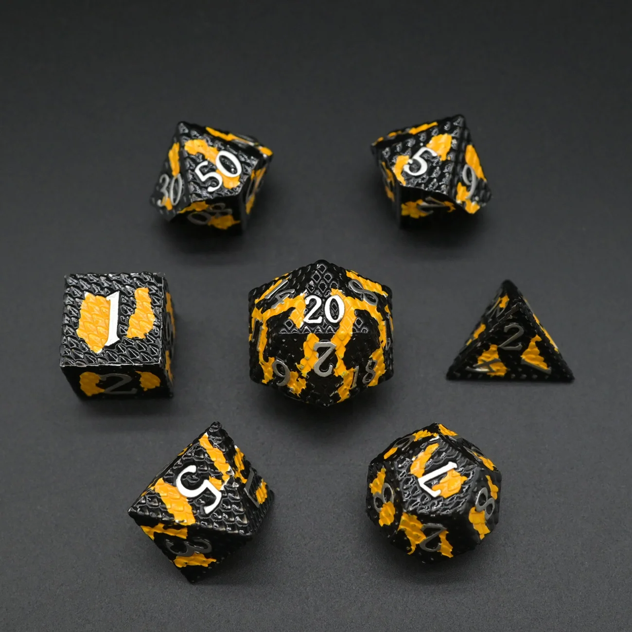 Colour Significant New Arrival Hot Sale Cthulhu DND Metal Dice Set for Board Games