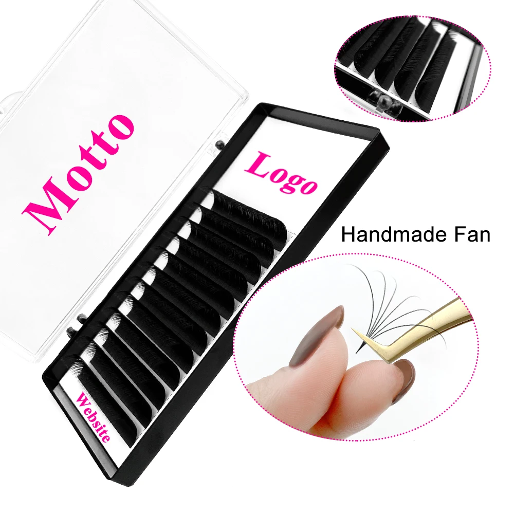  .03 0.05 0.07 las extension supplies matte black individual faux mink eyelash russian lash