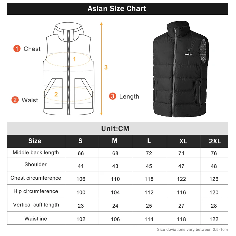 New Arrivals 9 11 21 Zones Lightweight Heated Vest Powerbank Usb 6XL Electric Self-Heating Vest