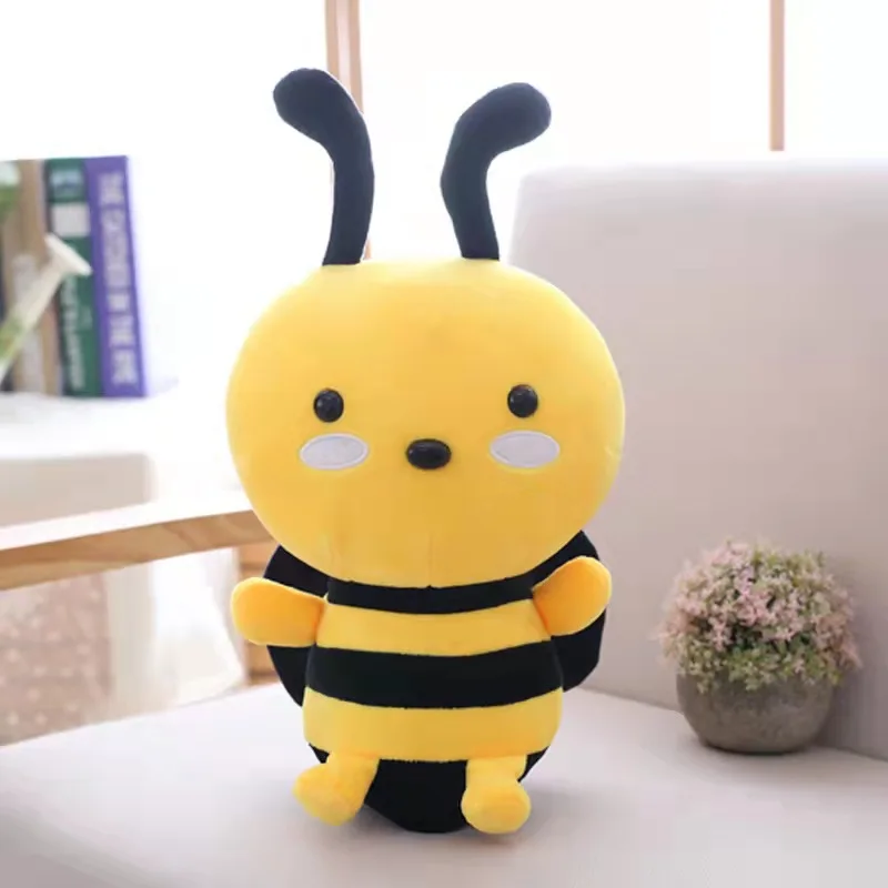 Lovely Kawai bee animal doll sleeping comfort doll