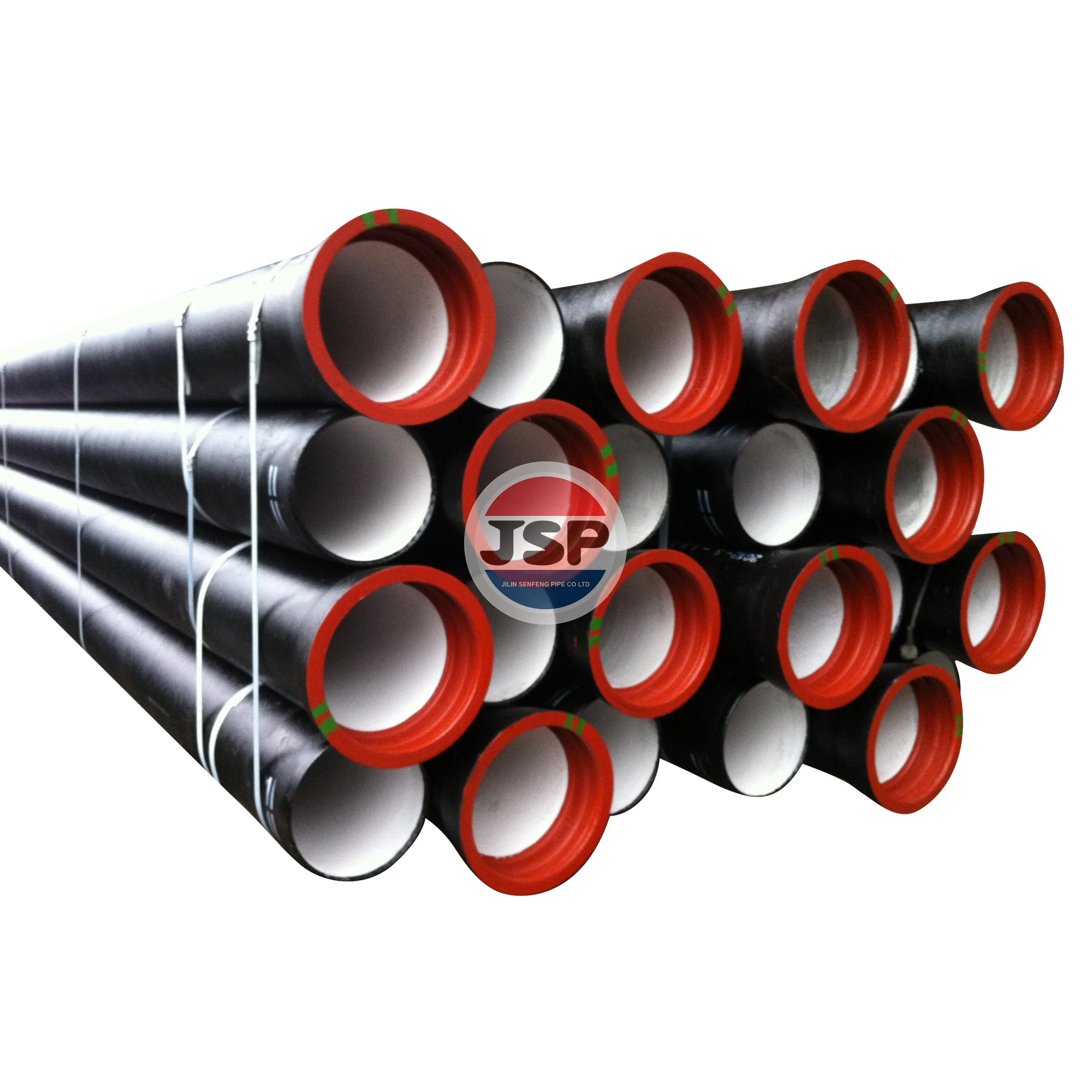 JSP Manufacturers ISO 2531 EN598  DN80-DN2600 Ductile Iron Pipe  Centrifugal Ductile Cast Iron Pipe DI Pipe For Water System