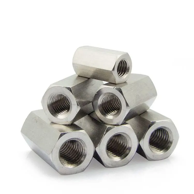 High Strength Thread Rod Hex Type M12 Stainless Steel Coupling Nuts,Coupler Nut