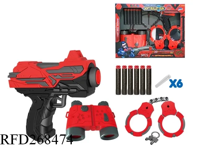  High Speed Manual Soft Bullet Gun With 14 Foam Bullets And