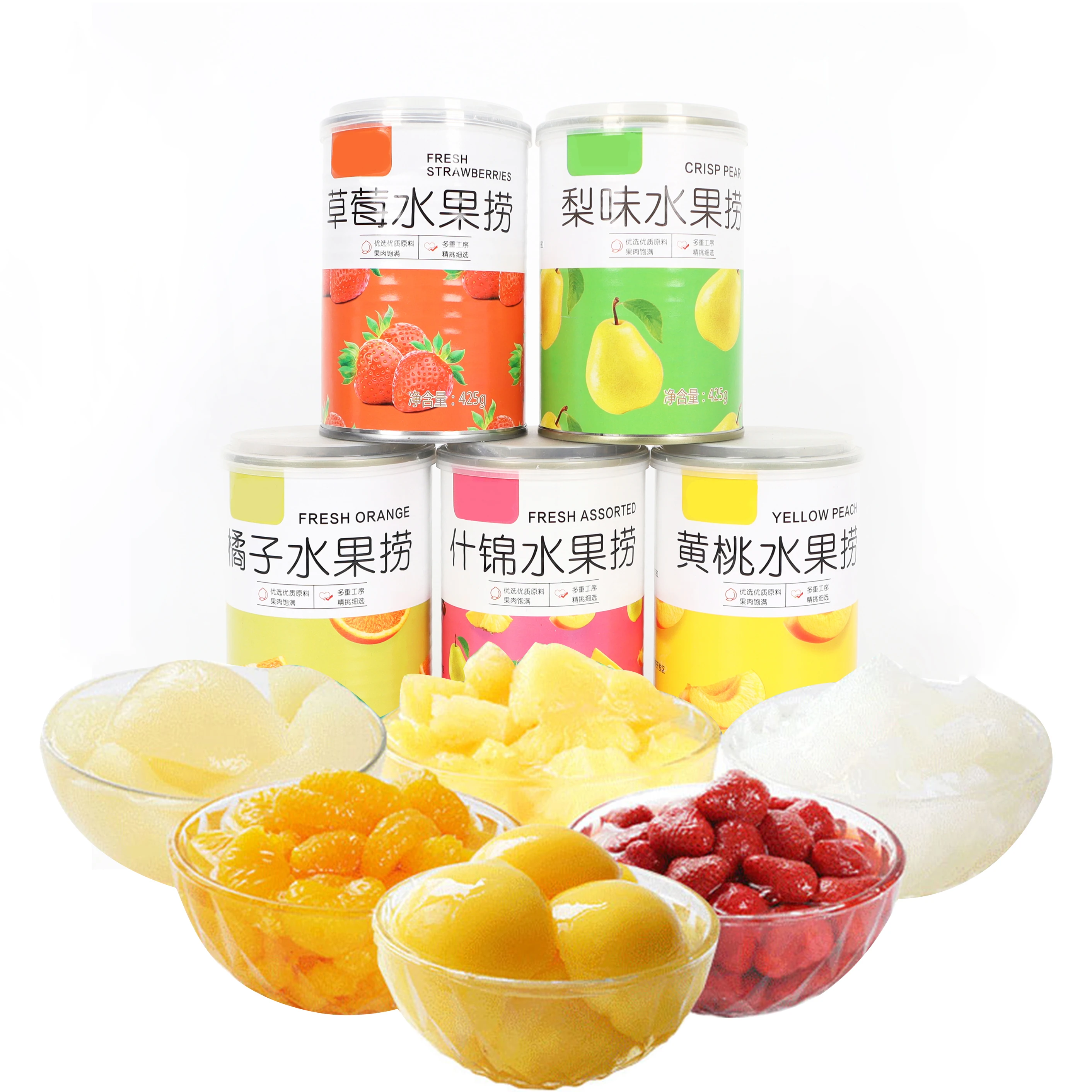 Оптовая продажа высококачественные китайские консервированные персиковые с низким содержанием сахара тропические фрукты в ассортименте фруктовые банки