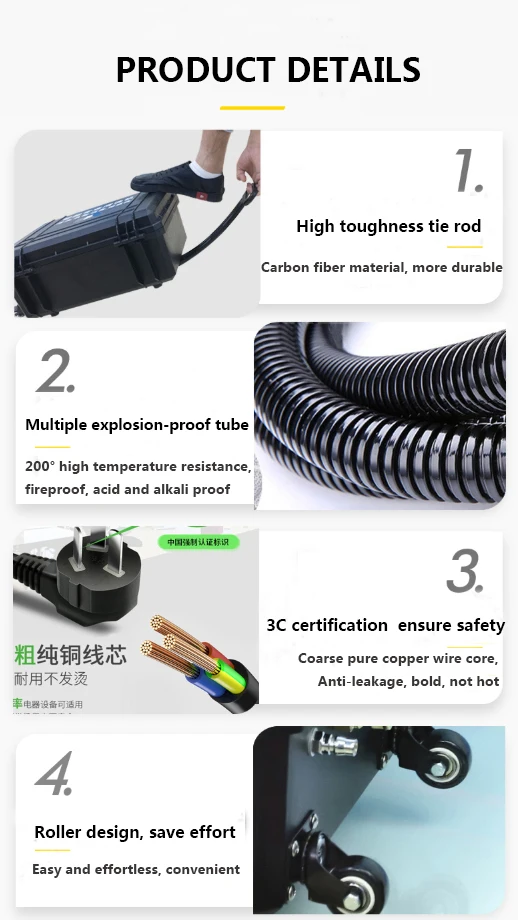 OEM Handheld 3680w 4-8bar Air Purify Sterilizer Car Washer Spray Machine Dry High Pressure Car Steam Cleaner for Auto Detailing