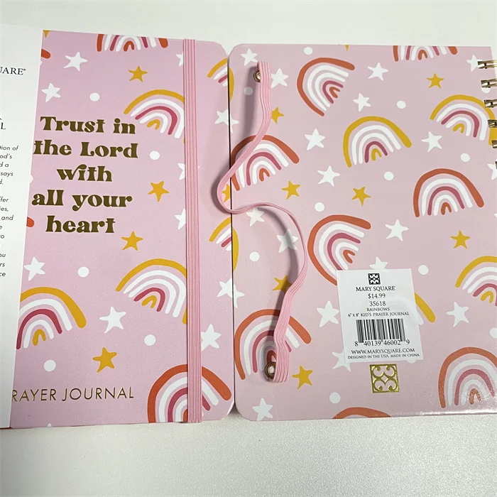 High Quality colour book cover customize books agendas diary notebook planner monthly budget planner