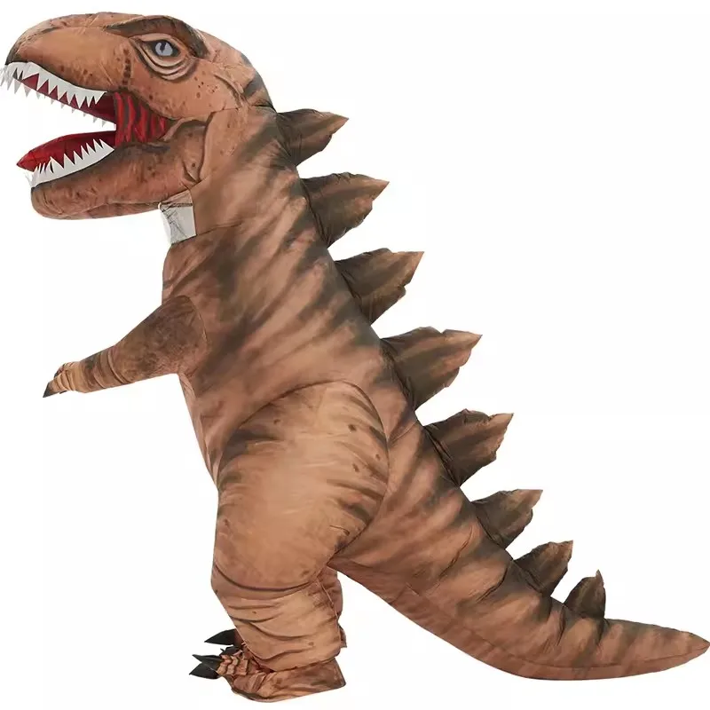 Halloween Disfraz De Dinosaurio Inflable T-rex Mascot Dino Costume Trex Blow Up Suit Inflatable T Rex Dinosaur Costume For Adult
