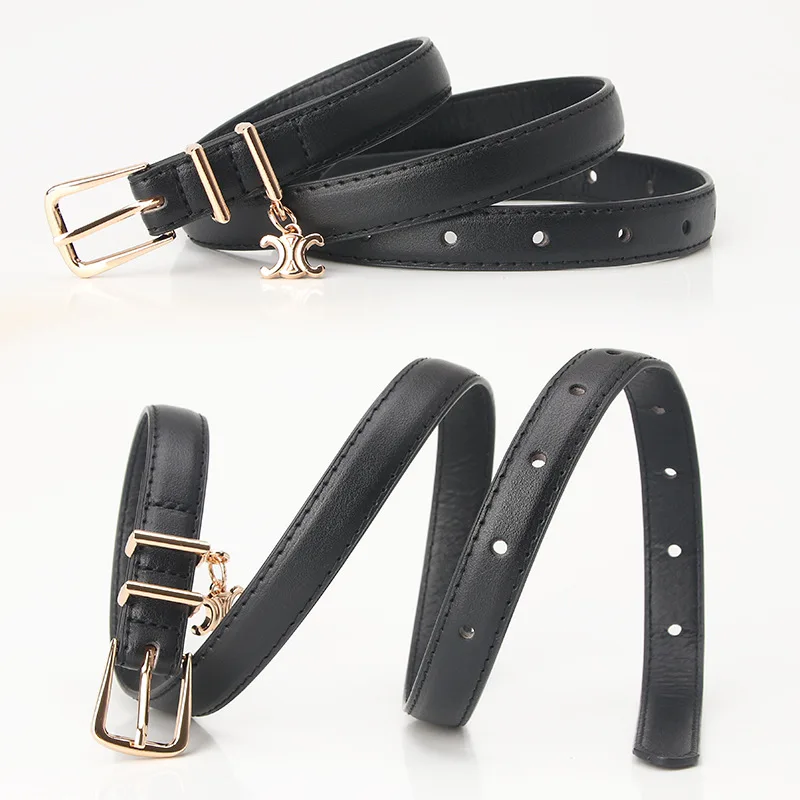 Wholesale Casual Versatile Simple Belt Pin Buckle Metal Fashion Denim Ladies Belt Decorative Dress Jeans Belt
