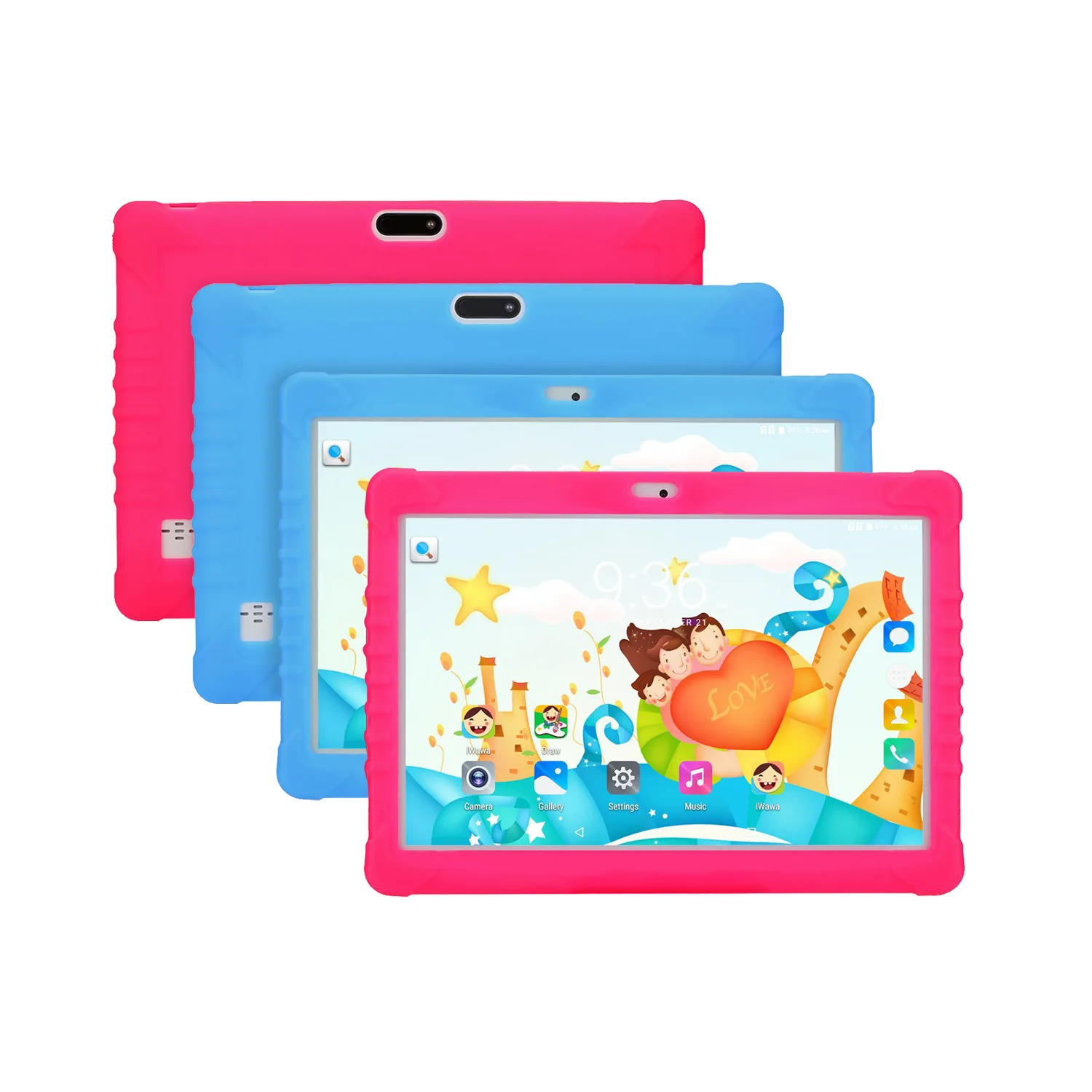 10 inch tablet 2G+32G Android tablet  pc with Iwawa app  for kids educational
