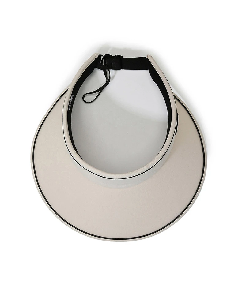 Foldable shell hat sunshade empty top big brim empty sun visors hat for women summer protection