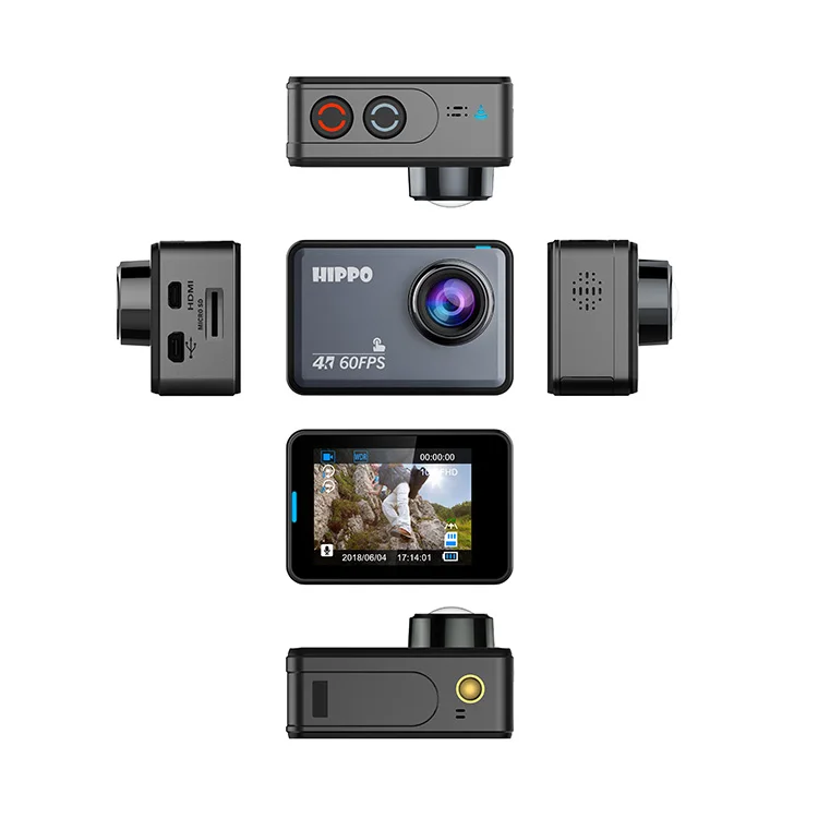 30M Underwater 4K 60Fps Extreme Sports Wifi Action Camera