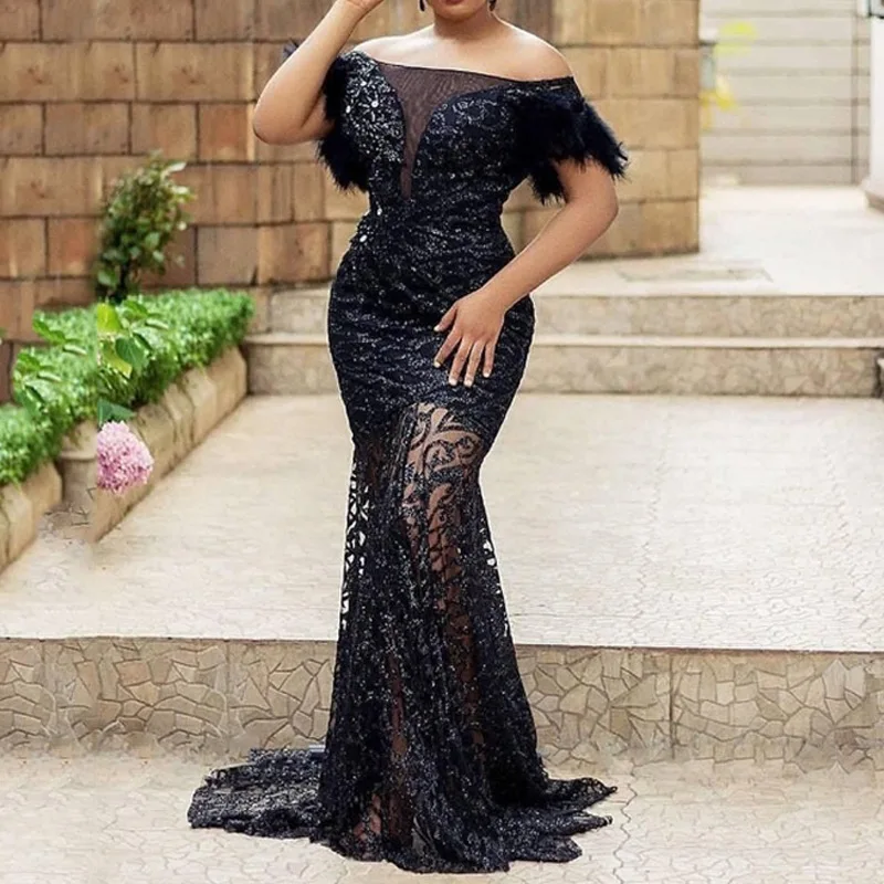 dq812 Top Quality Celebrity Club black dresses elegant women bridesmaid dresses wedding women long dress maxi