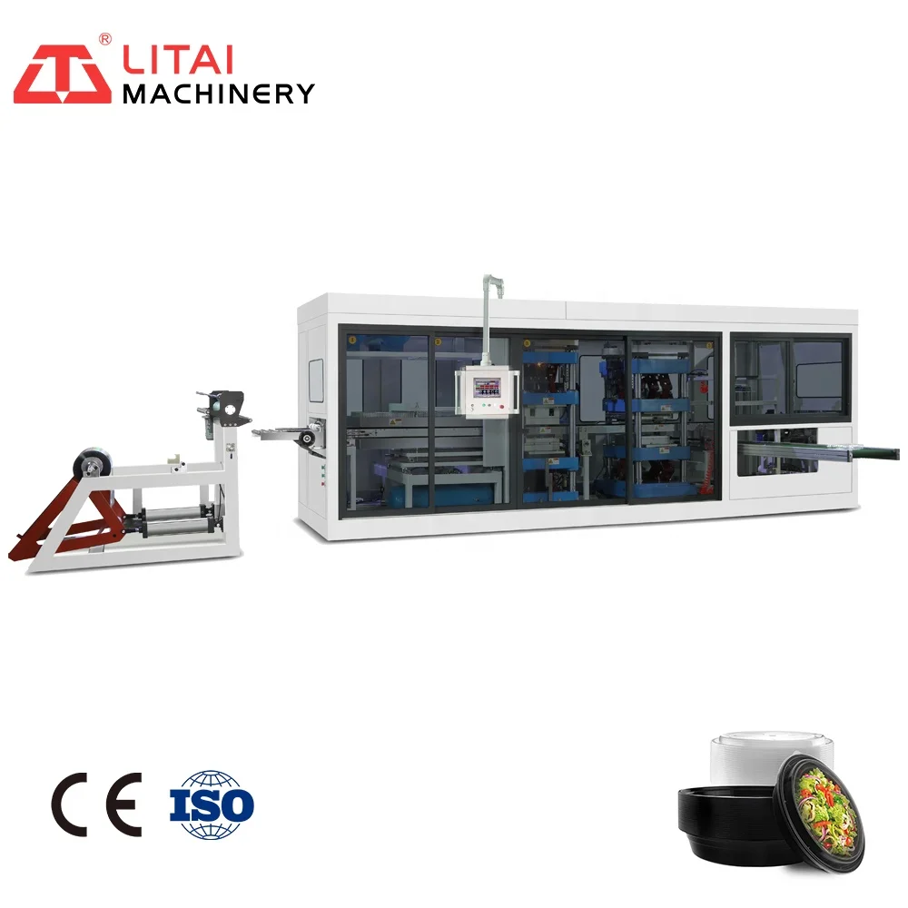 Chinese Custom Made Without Polystyrene Food Takeaway Packaging Box Making Machine With CE And ISO Certification