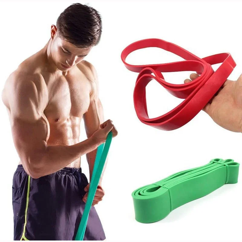 Custom Printing Fitness Workout Equipment Training Elastic Rubber Band for Gym Yoga Exercise Fitness Resistance Bands
